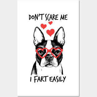 Don't scare me i fart easily Posters and Art